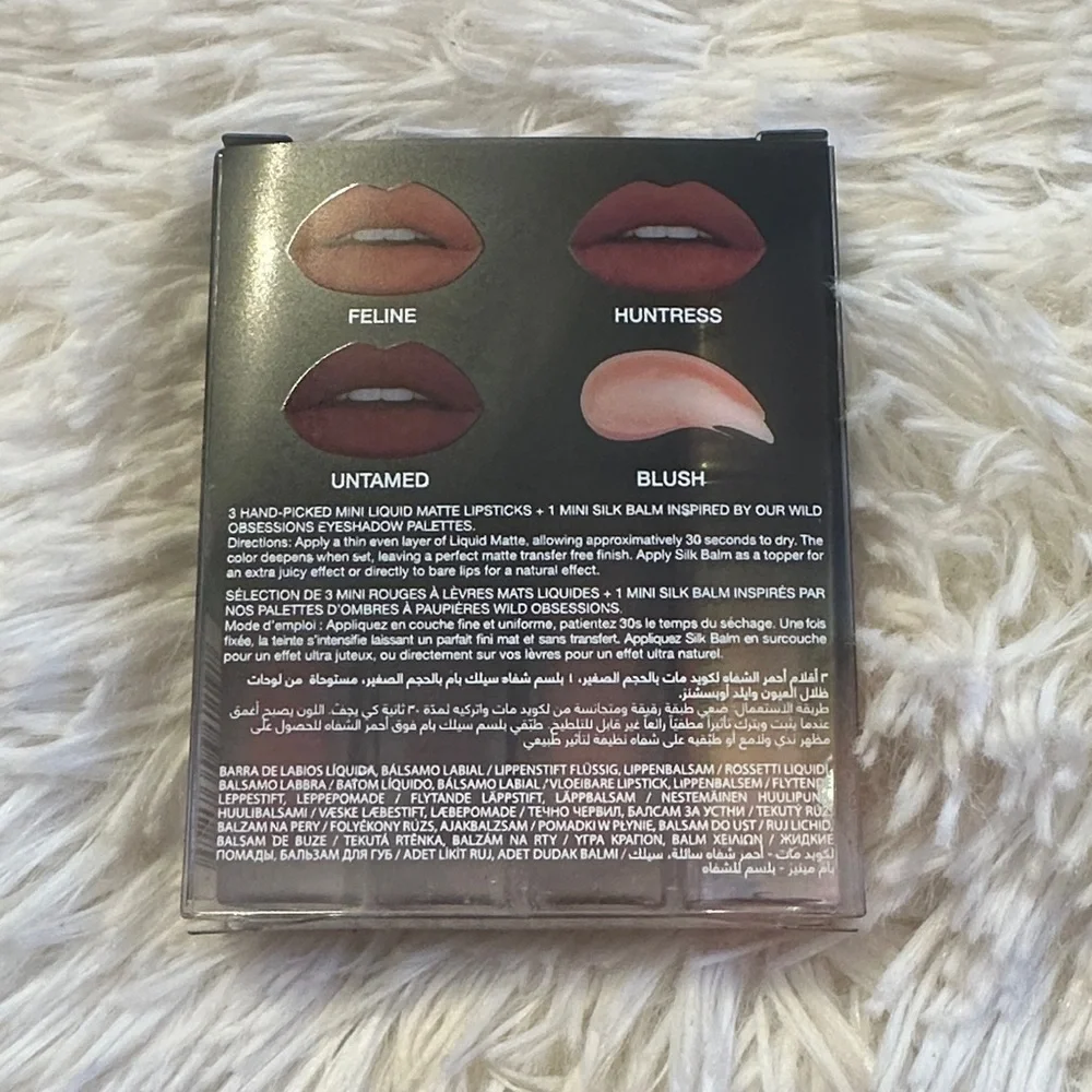 HUDA BEAUTY Wild Liquid Matte & Silk Balm Set